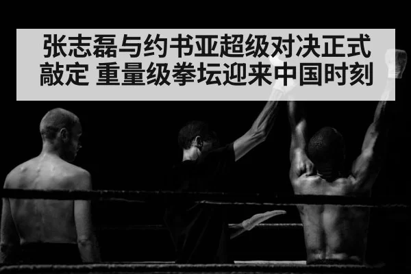 张志磊与约书亚超级对决正式敲定 重量级拳坛迎来中国时刻